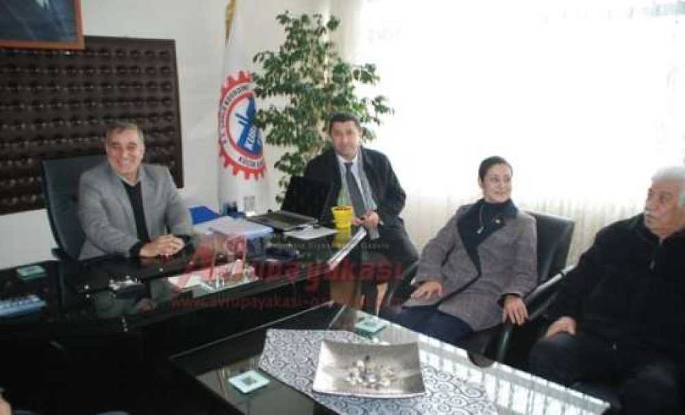 Ak Partili Yemişçi'den Çorlu Yeni Sanayi Sitesi'ne Ziyaret