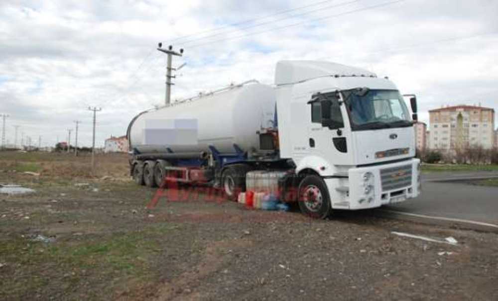 Mazot Satarken Yakalandı