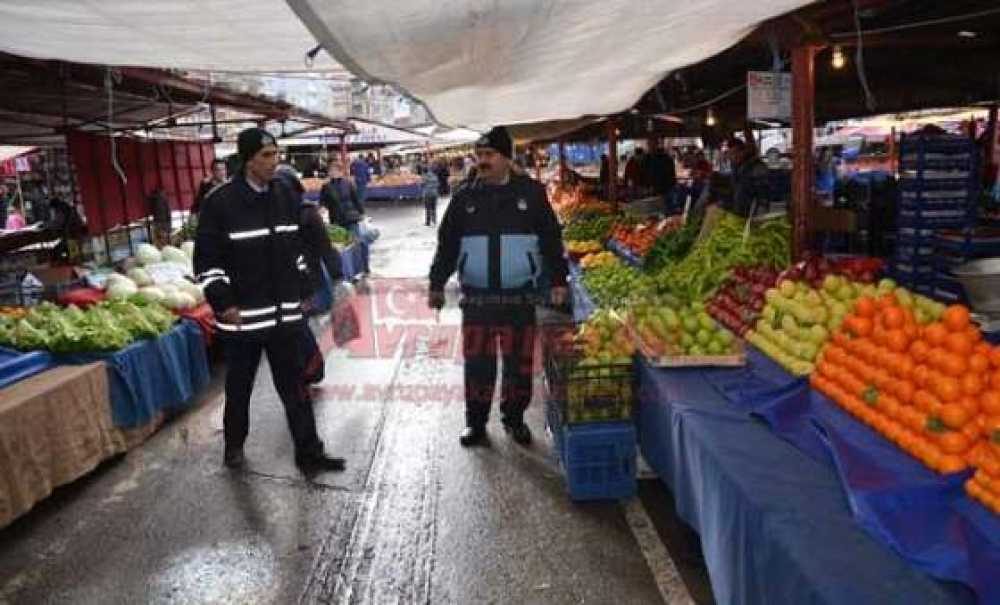 Semt Pazarlarında Zabıta Görev Başında