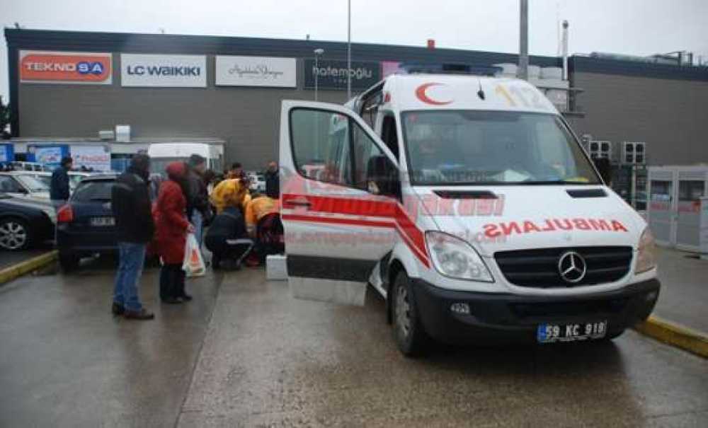 Elektrikli Bisikletle Yayaya Çarptı 1 Yaralı