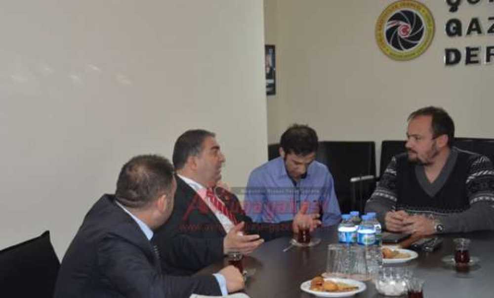 Büyük Birlik Partisinden Çorlu Gazeteciler Derneğine Ziyaret