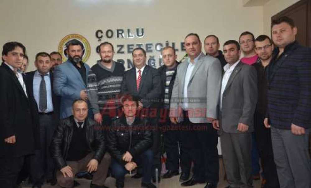 Büyük Birlik Partisinden Çorlu Gazeteciler Derneğine Ziyaret