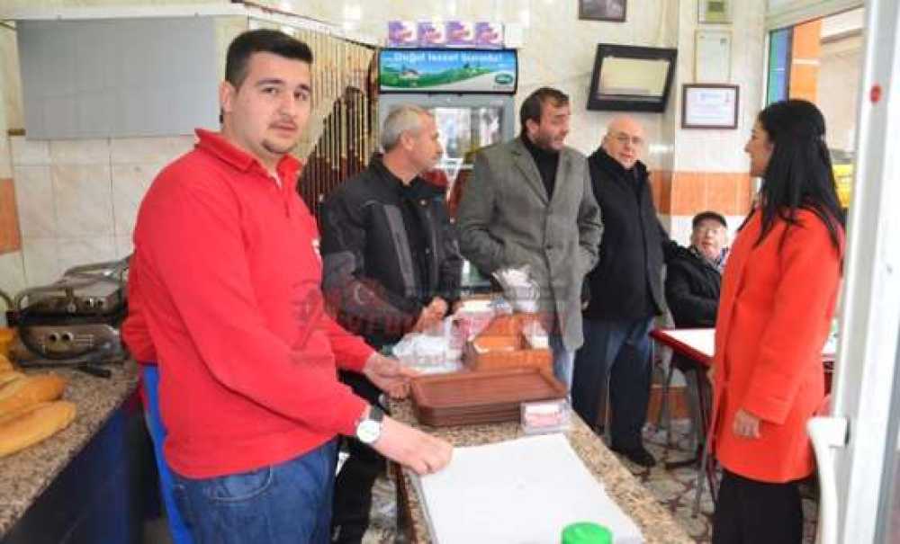 Ak Partili Yemişçi'den Esnaf Ziyareti