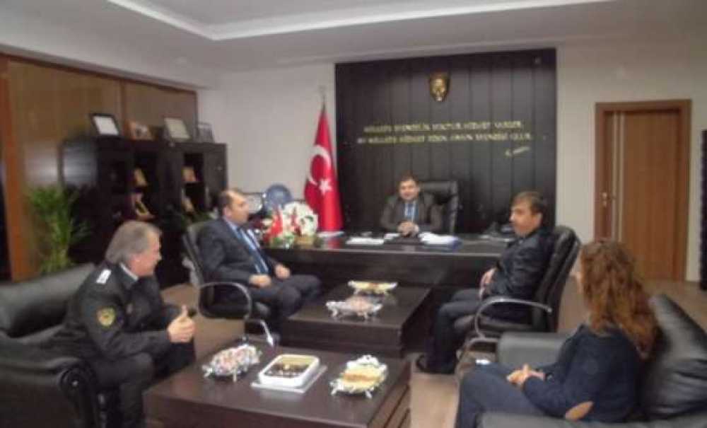 Asb Gümrük Müdürlüğü`nden Kaymakam Kızıltoprak`a Ziyaret