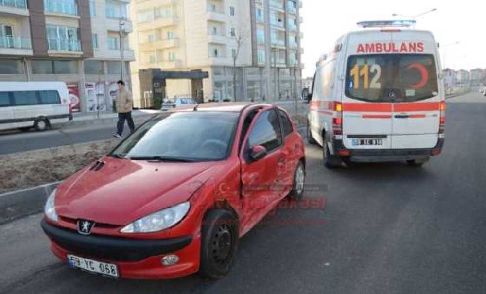 Çorlu`da Kaza 3 Yaralı