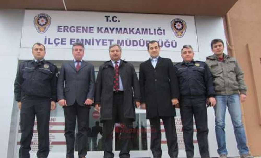 İl Emniyet Müdürü Yılmaz`dan Ergene İlçe Emniyet Müdürlüğü`ne Ziyaret