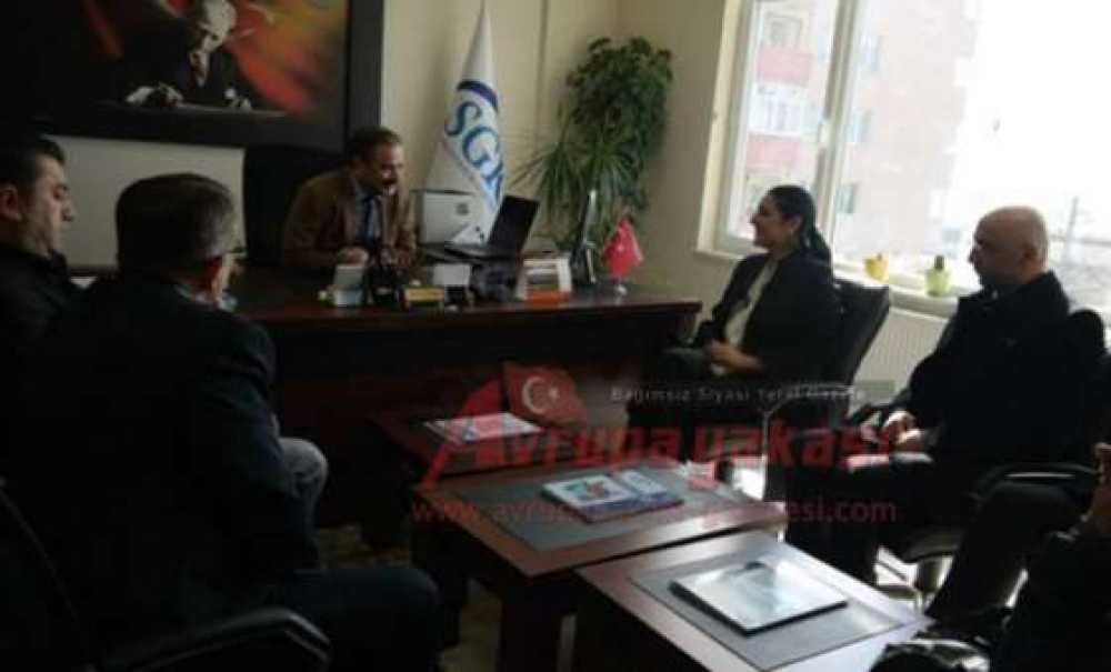 Ak Partili Yemişçi`den Sgm Çorlu Müdürlüğü`ne Ziyaret
