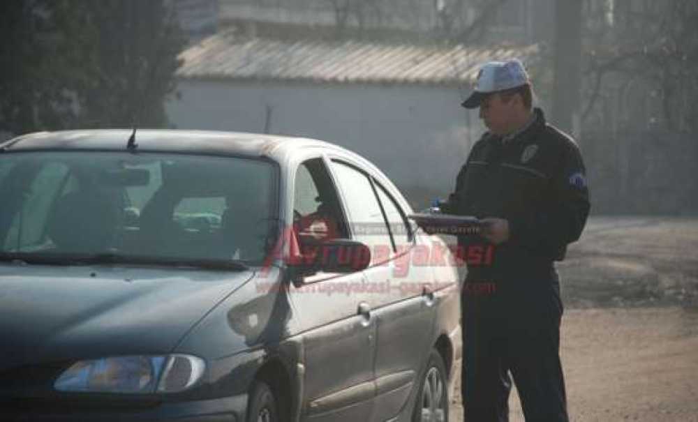 Ergene Polisinden Trafik Denetlemesi