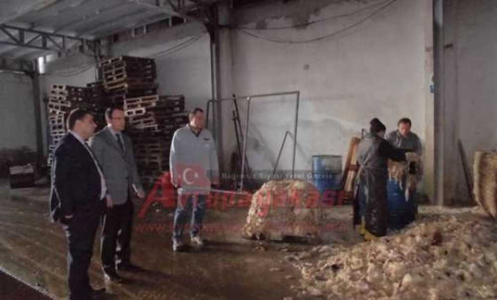 Ergene Kaymakamı Kızıltoprak`tan Beyder Deri`ye Ziyaret