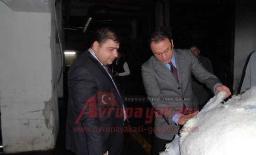 Ergene Kaymakamı Kızıltoprak`tan Beyder Deri`ye Ziyaret