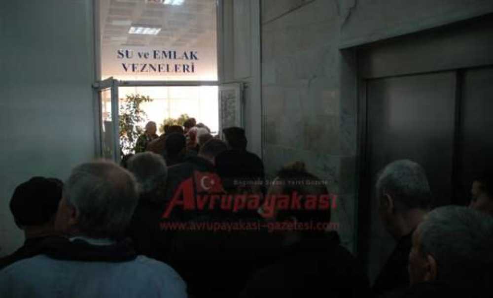 Belediye Veznelerinde Ödeme Kuyruğu