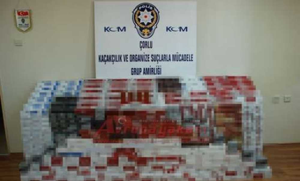 Çorlu Polisi Kaçak Sigara Satışına İzin Vermiyor