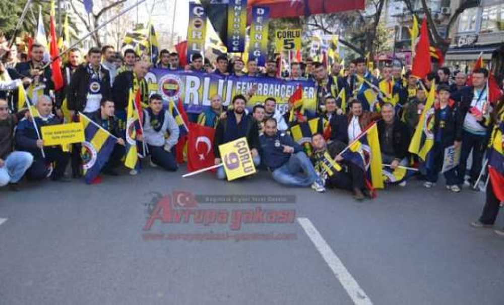 Çorlu Fenerbahçeliler Derneği Kadıköy'e Çıkarma Yaptı