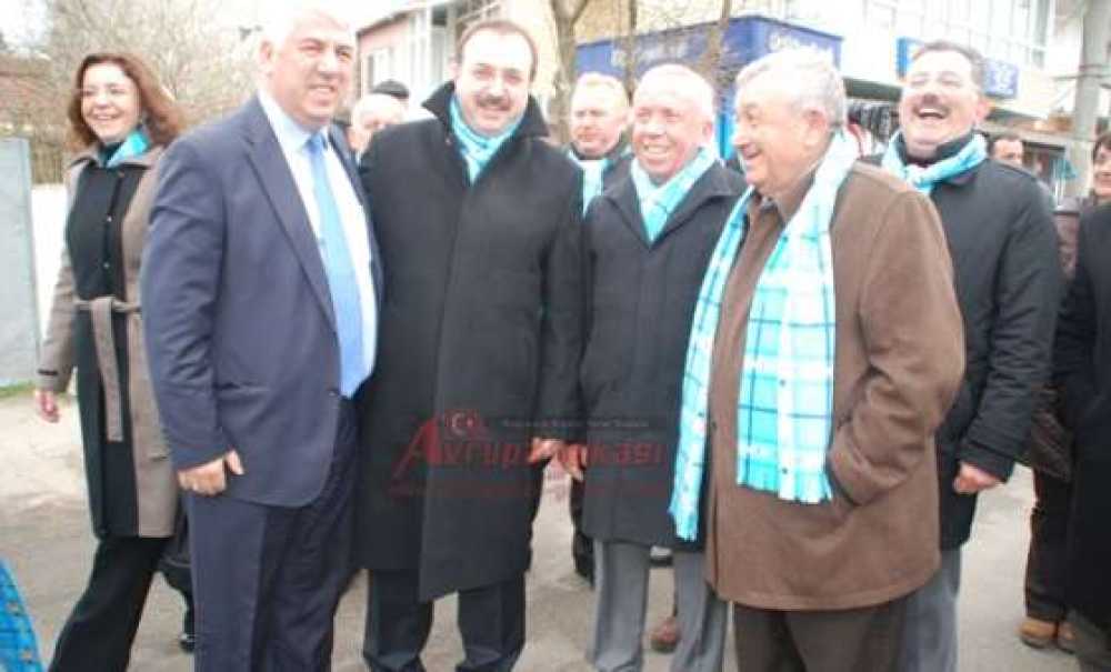 Ak Partili Adaylar Yel Ve Bulut'tan Chp'li Aday Yüksel'e Ziyaret