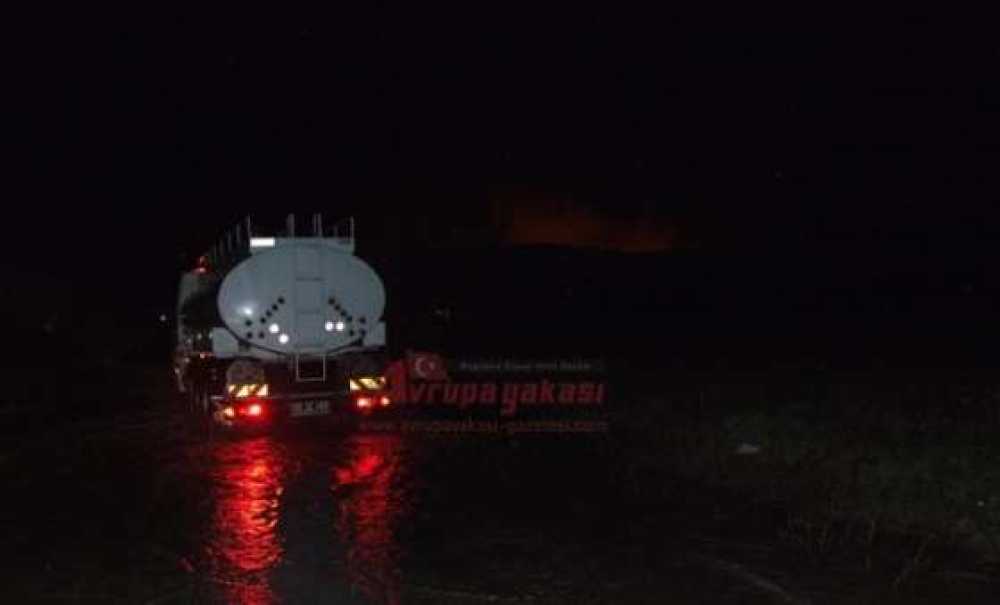 Çorlu'da Fabrika Yangını