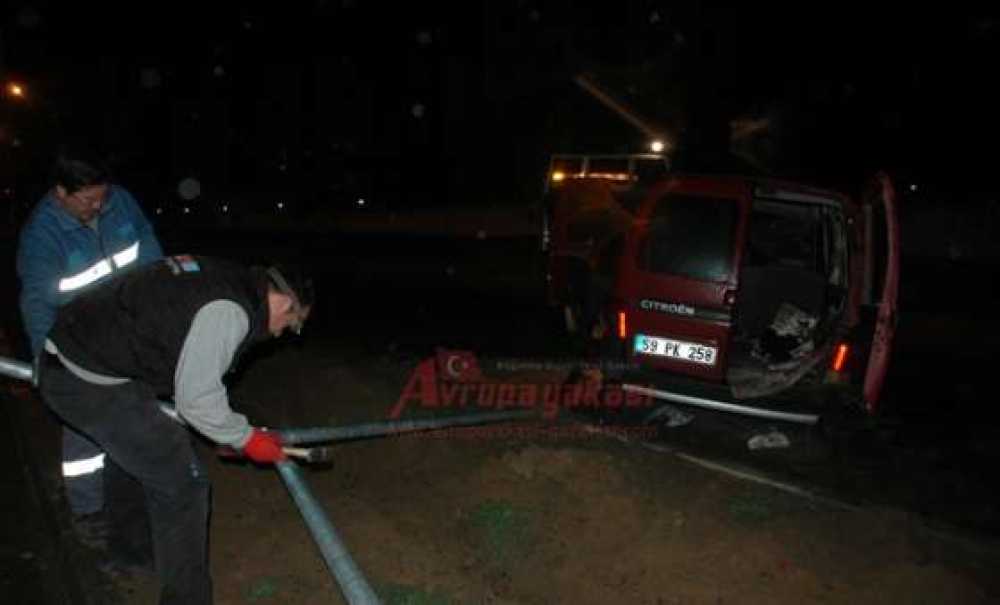 Çorlu'da Kaza: 5 Yaralı