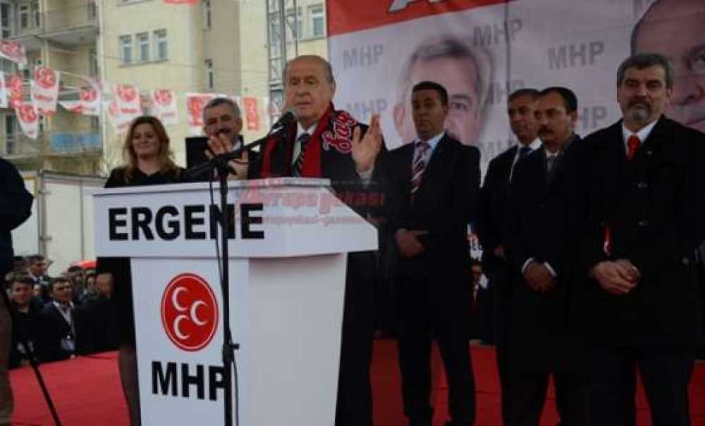 Mhp Lideri Bahçeli Ergene`de