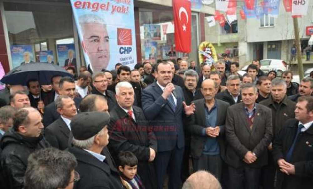 Chp Ergene Adayı Rasim Yüksel Seçim Bürosu Açtı