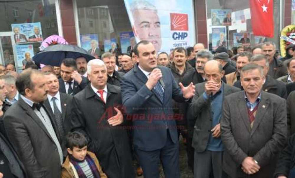 Chp Ergene Adayı Rasim Yüksel Seçim Bürosu Açtı