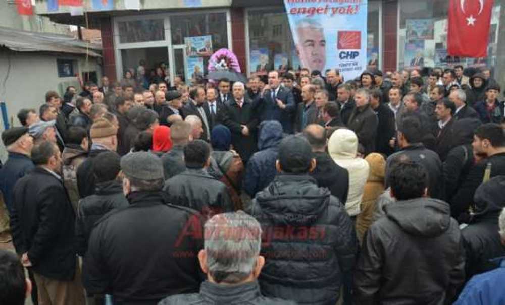 Chp Ergene Adayı Rasim Yüksel Seçim Bürosu Açtı