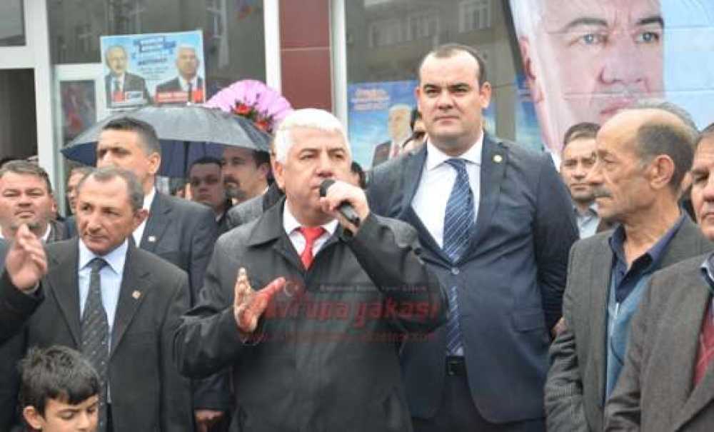 Chp Ergene Adayı Rasim Yüksel Seçim Bürosu Açtı