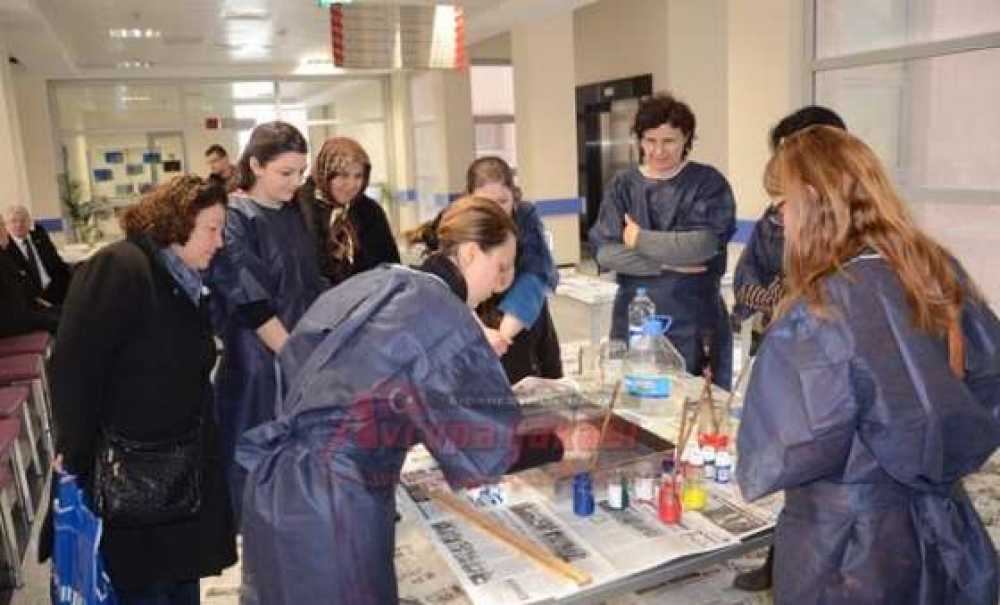 Ebru Sanatı Çorlu Devlet Hastanesi Koridorlarını Süsleyecek