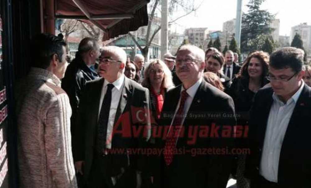 Başkan Baysan Ve Büyükşehir Adayı Albayrak Eski Sanayi Sitesi Esnaflarını Ziyaret Etti