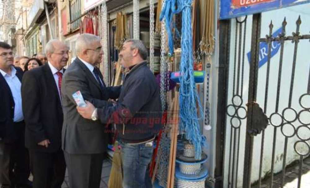 Başkan Baysan Ve Büyükşehir Adayı Albayrak Eski Sanayi Sitesi Esnaflarını Ziyaret Etti