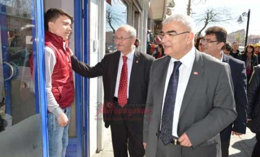 Başkan Baysan Ve Büyükşehir Adayı Albayrak Eski Sanayi Sitesi Esnaflarını Ziyaret Etti