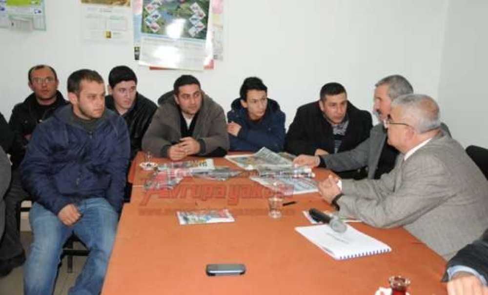 Başkan Baysan'dan Şahpaz Ve Seymen'e Ziyaret