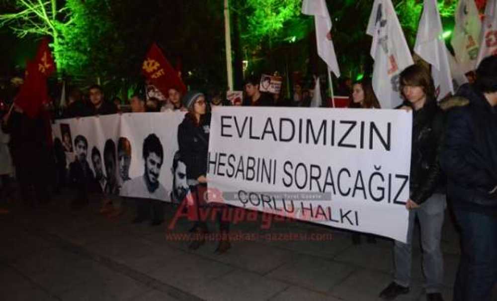 Çorlu Berkin Elvan İçin Sokakta (Görüntülü)