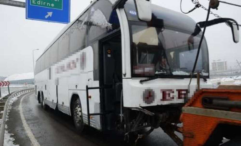 Çevre Yolu'nda Buzlanma Kazalara Neden Oldu