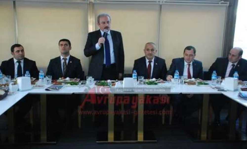 Ak Parti Genel Başkan Yardımcısı Mustafa Şentop Çorlu`da