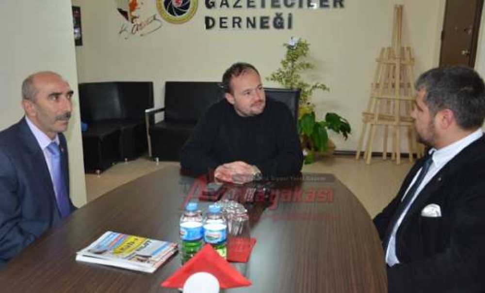 Saadet Partisi`nden Çorlu Gazeteciler Derneği`ne Ziyaret