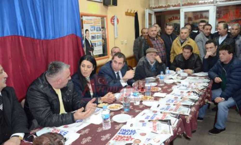 Ak Partili Yemişçi Müteahhitlerin Sorunlarını Dinledi