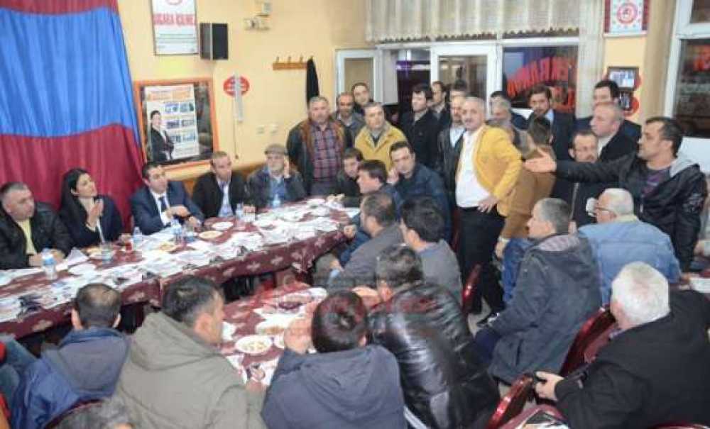 Ak Partili Yemişçi Müteahhitlerin Sorunlarını Dinledi