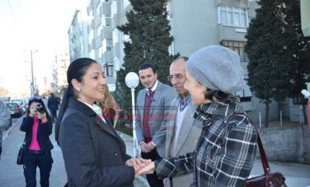 Özlem Yemişçi Seçim Çalışmalarını Sürdürüyor (Görüntülü)