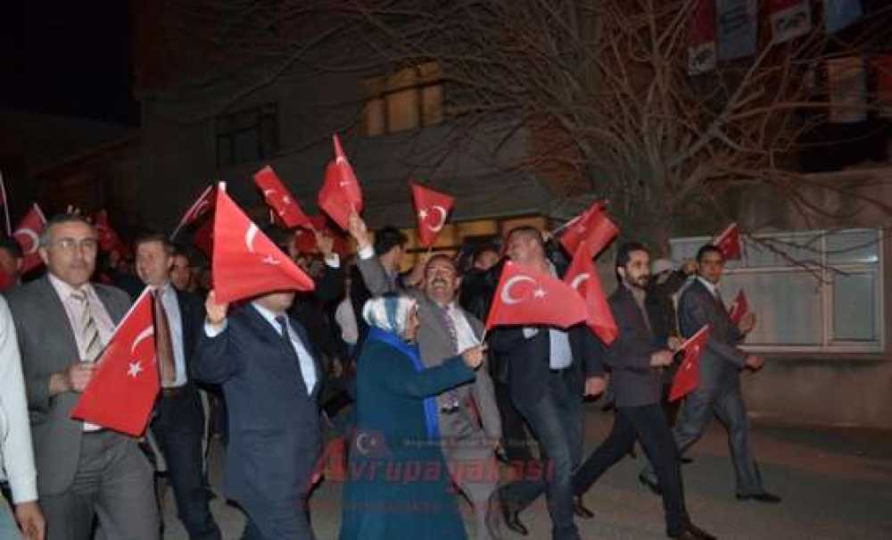 Ergene`de Dsp`lilerden Çanakkale Korteji