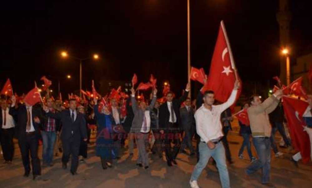 Ergene`de Dsp`lilerden Çanakkale Korteji