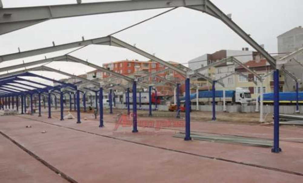 Sabit Kapalı Pazar Yerinde Sona Yaklaşıldı