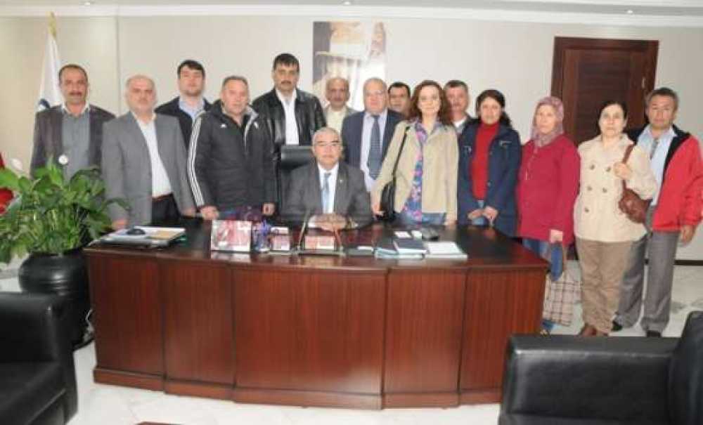 Çorlu Pazarcılar Odası'ndan Başkan Baysan'a Teşekkür Ziyareti