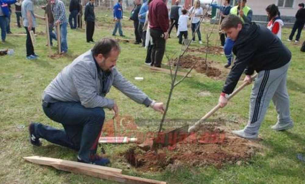 Çbsk Öğrencileri Fidan Dikti