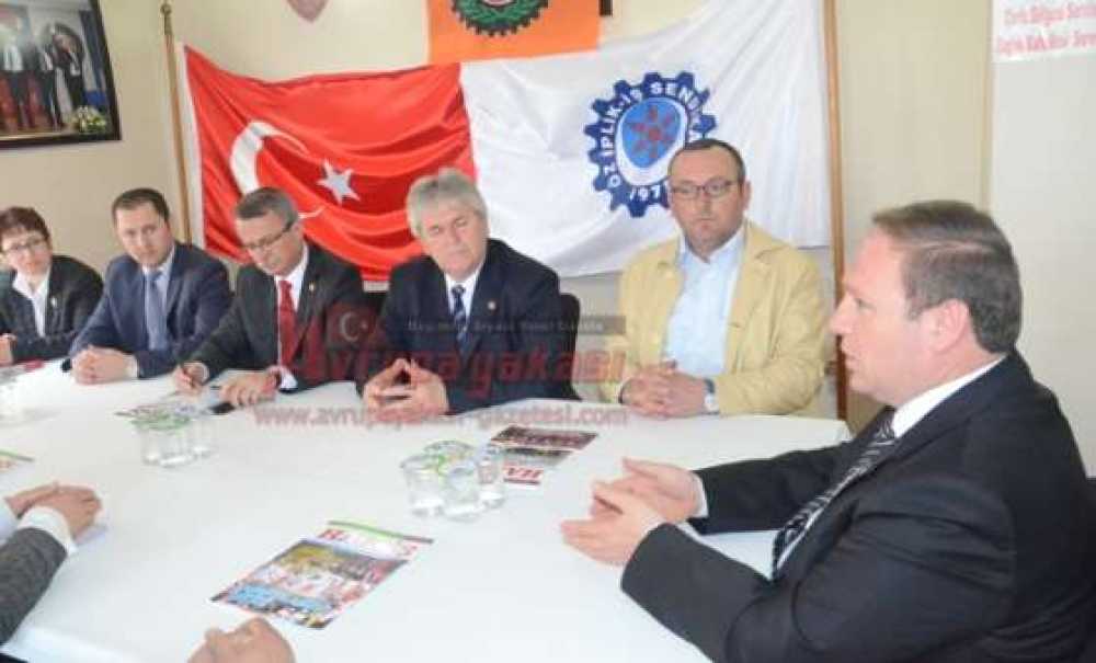 Mhp'den Öziplik-İş Sendikasına Ziyaret