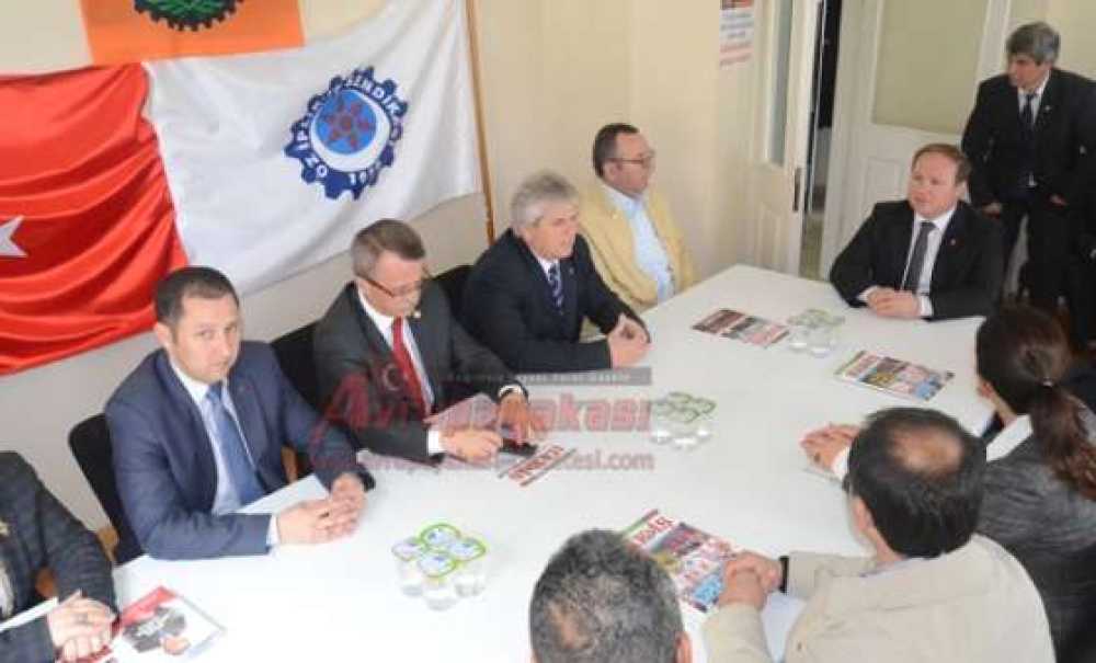 Mhp'den Öziplik-İş Sendikasına Ziyaret