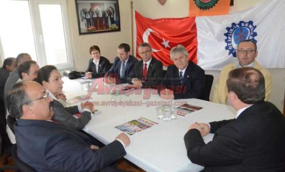 Mhp'den Öziplik-İş Sendikasına Ziyaret
