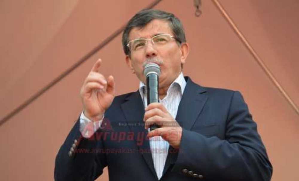 Mitinglerin Finalini Dış İşleri Bakanı Ahmet Davutoğlu Yaptı