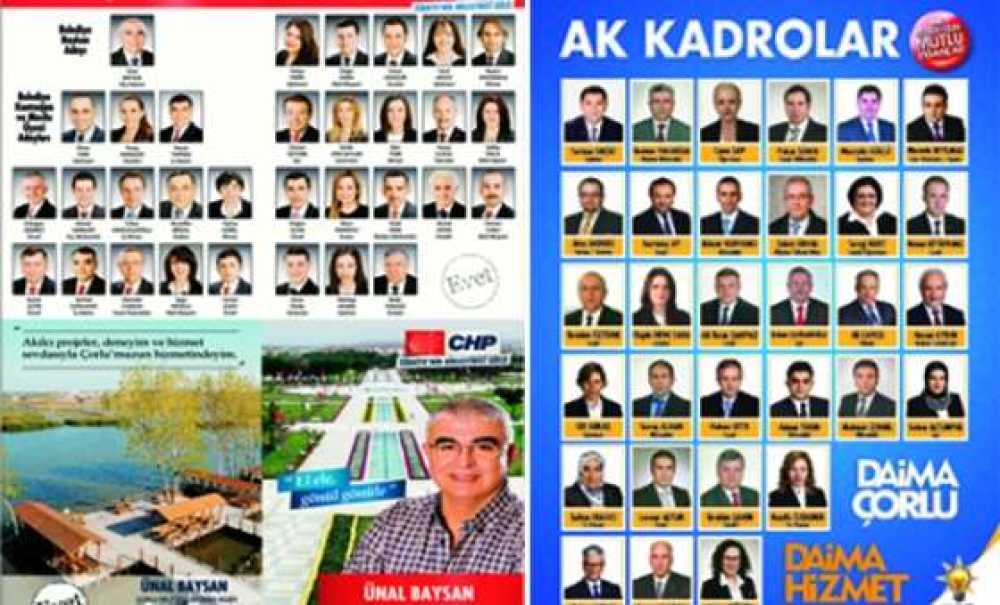Chp'den 21, Ak Parti'den 10 Meclis Üyesi