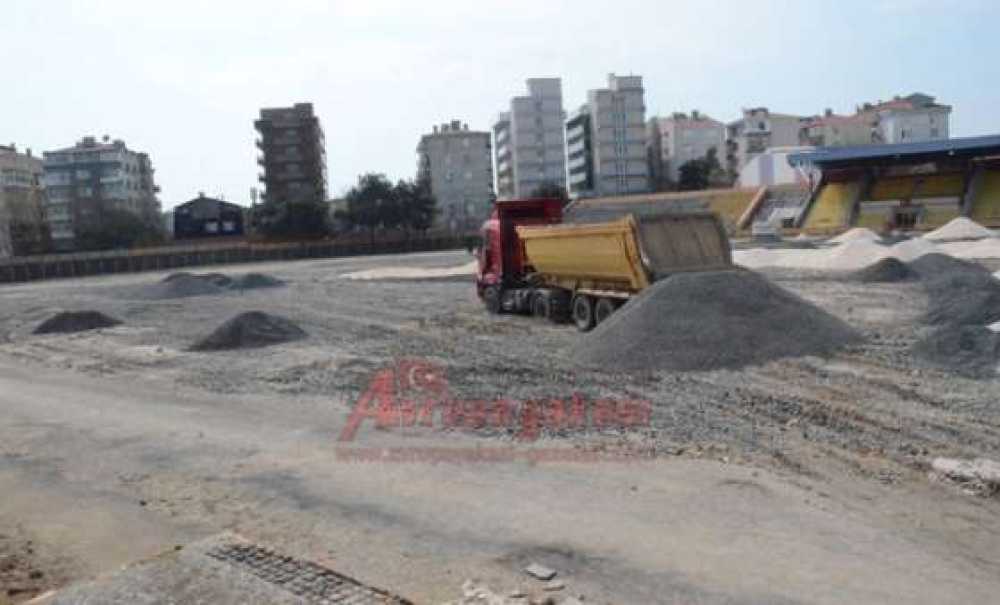 Stadyum'da Çalışmalar Sürüyor