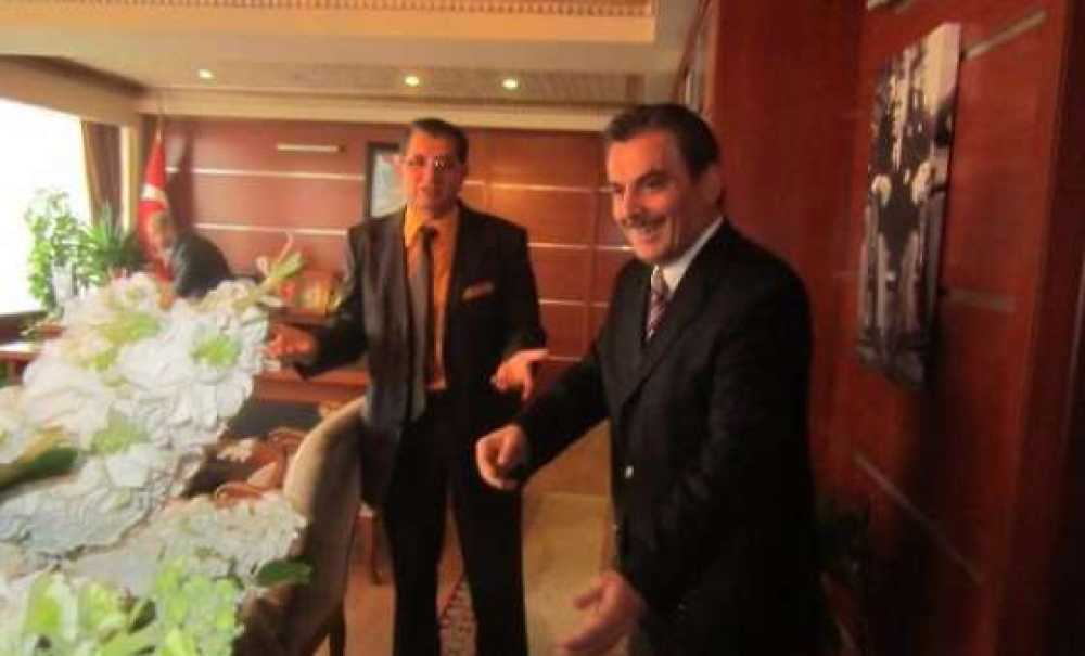 Çorlu Müftüsü Gülmek`ten Kaymakam Doğan`a Kutlu Doğum Haftası Ziyareti