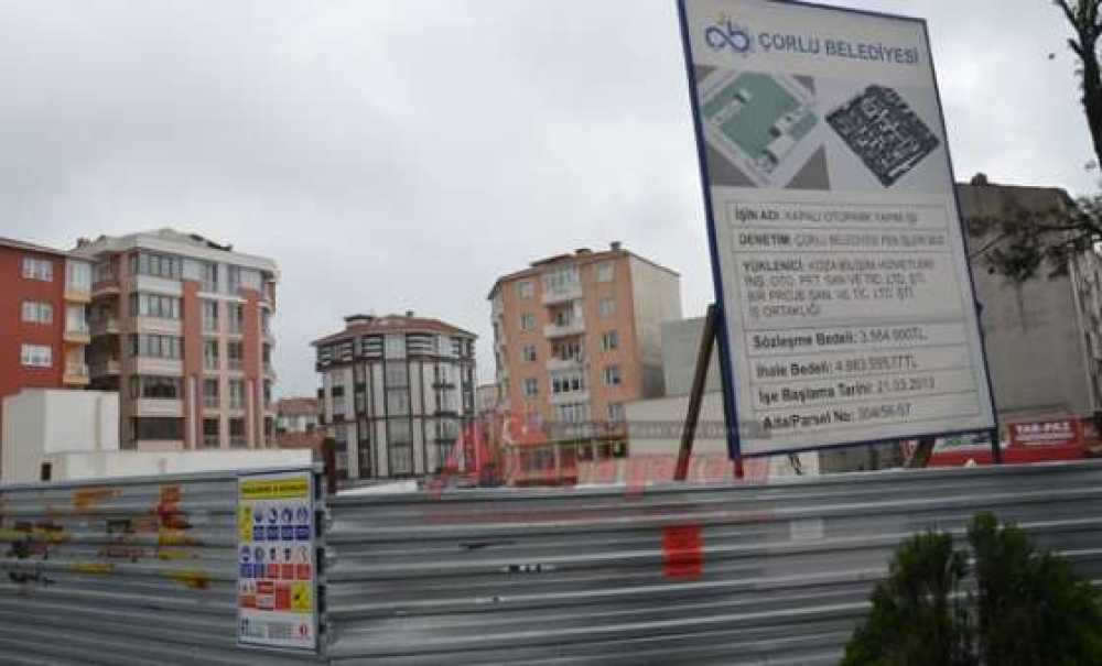 Kapalı Otopark Bitmeyi Bekliyor